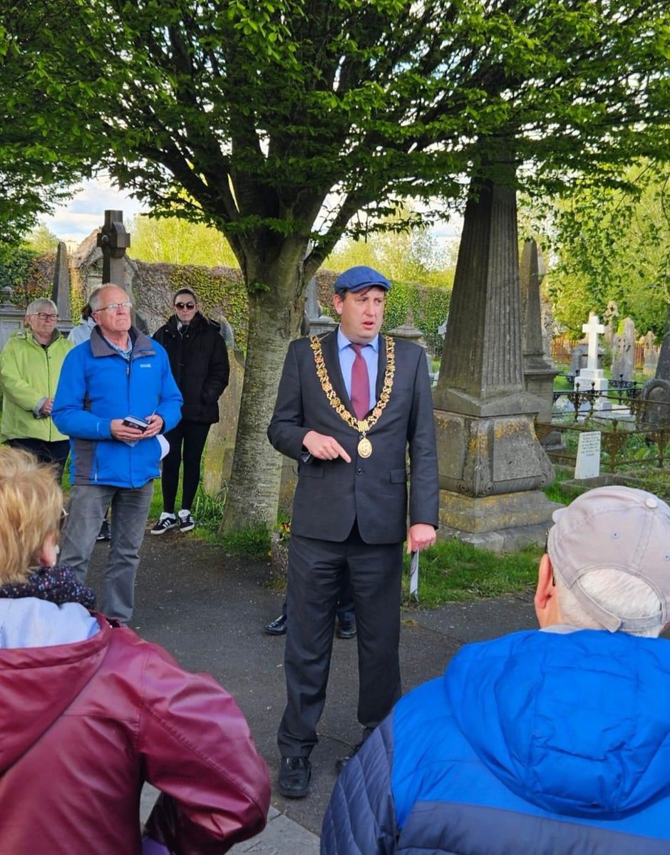 #GotCork A pleasure to launch the summer season of Liam and Finbarr’s walking tours of the historic St Joseph’s Cemetery - they will run the first Wednesday of every summer month, 7pm, meet cemetery gates #weareCork #proudofCork