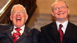 #OTD 2007, Ian Paisley and Martin McGuinness become FM and DFM. This is the first time that the DUP-SF lead an Executive.