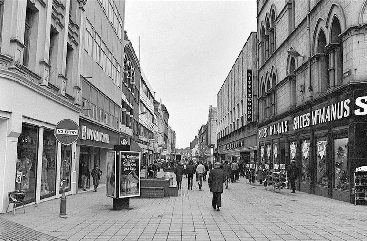 Ann Street, Belfast. c1980s. (EPC)