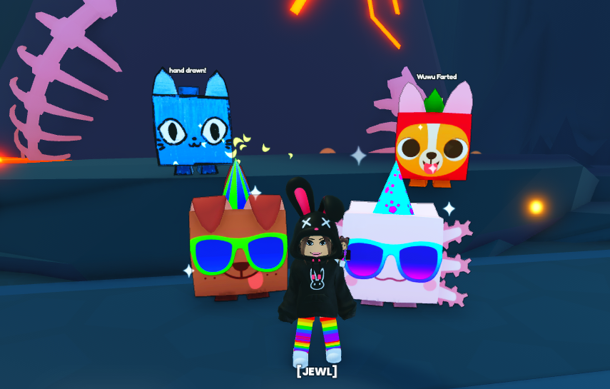 🔥  8k FOLLOWER GIVEAWAY!!!! 🔥
Thank you so much 💜
4 HUGES!!! 💜4 WINNERS!!!
To enter:
Follow me ✅ & @ThatBat2tech ✅
Like ✅
Retweet ✅
Comment your Roblox Username below ✅

Winners will be announced Saturday 11th May 4pm Uk Time ( 1 hour before PS99 update) 
🍀🍀GOOD LUCK…