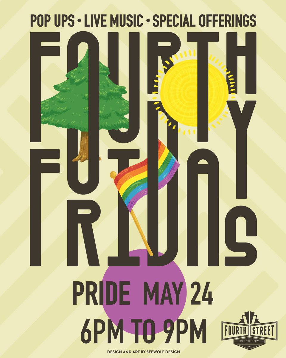 4thStreetLB's tweet photo. Celebrate all that makes everyone different at #FOURTHFRIDAYS: Pride edition, 5/24 ⁠6-9pm and see for yourself why 4th Street has long been considered a safe space for the community 🏳️‍🌈⁠
⁠
#4thstreetlb⁠ #longbeachpride #pridemonth #lbpride #retrorow #longbeach #lbc #visitlb https://t.co/jRteeeDRdX