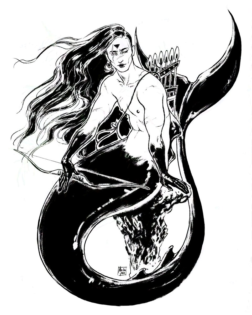 'I'm a lover. And a fighter.' (The Wicked + The Divine) This mermaid is based on Shed from Spanbauer's 'The man who fell in love with the moon', one of the most beautiful and voluptuous books I've read and deeply meaningful to me. Shed is Native American and Two-Spirit. #Mermay