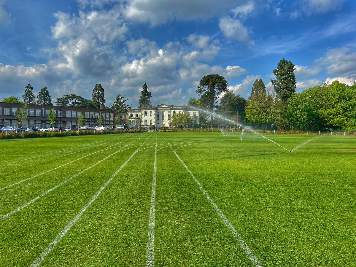 Summer en route <a href="/SolihullPrep/">Solihull Preparatory School</a> firing up the irrigation system ready for summer sports. Andy and the team doing a cracking Job ✌️ <a href="/KARUK_LTD/">KAR UK LTD</a>