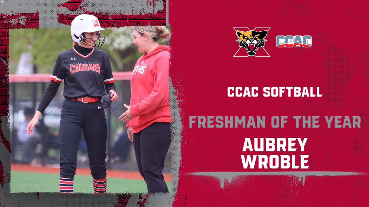 SXU Athletics (@sxuathletics) on Twitter photo Congrats to Aubrey Wroble from <a href="/SXUsoftball/">SXU Softball</a> on being named the CCAC Freshman of the Year! #GoCougs🐾🥎 #WeAreSXU Congrats to Aubrey Wroble from <a href="/SXUsoftball/">SXU Softball</a> on being named the CCAC Freshman of the Year! #GoCougs🐾🥎 #WeAreSXU