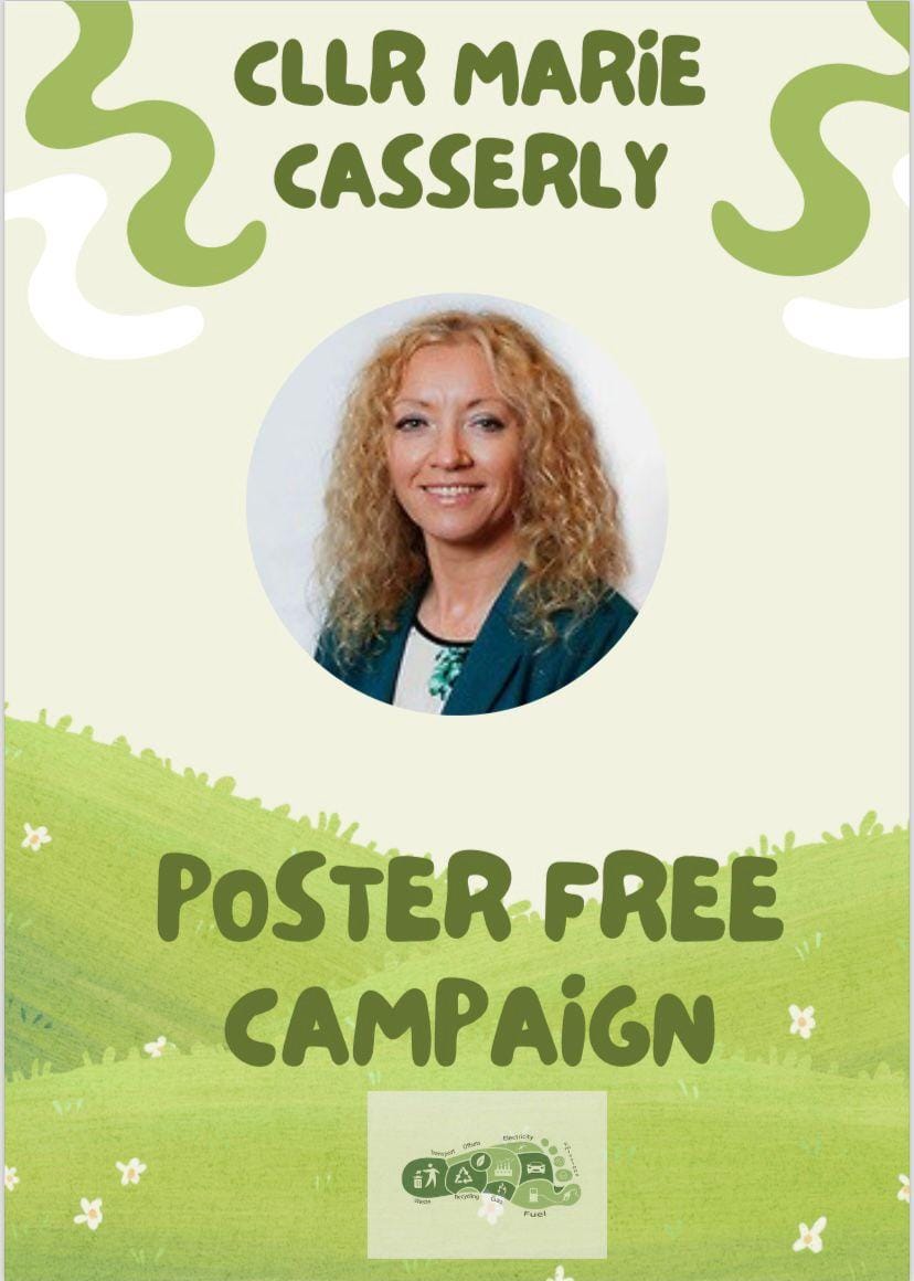 #Casserly1 #LE24 #PosterFree #Elections2024 #Sligo 💚