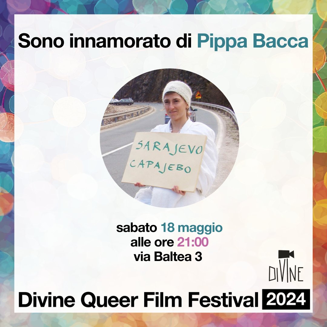 Annunciamo che la seconda serata del Divine Queer Film Festival presenterà un film che celebra la storia e l'arte di Pippa Bacca, l'artista a cui è dedicato il nostro festival.

Saranno presenti i familiari di Pippa in sala.