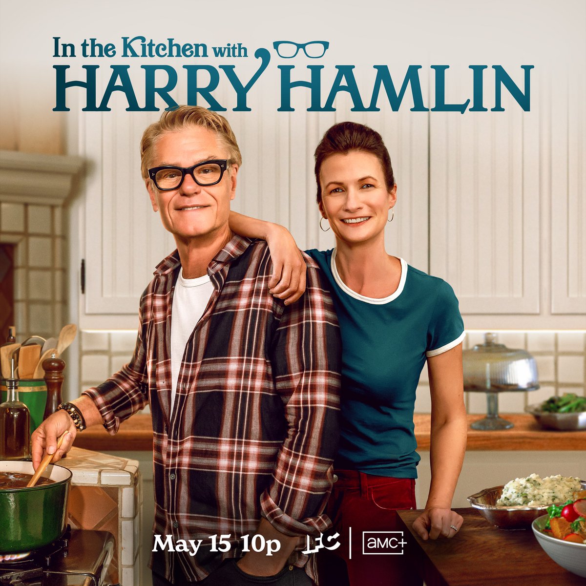 Join Harry Hamlin and his niece, classically trained chef Renee Guilbault, for a series of dinner parties you'll never forget! #InTheKitchen with Harry Hamlin premieres next Wednesday at 10pm on @IFC and AMC+.