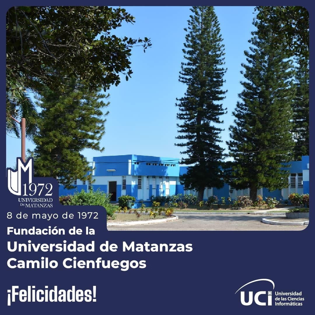 Desde nuestra comunidad universitaria felicitamos a la @universidad_um que celebra #hoy 52 años de valiosos aportes a la innovación y al desarrollo humanista, científico y tecnológico. A todo su colectivo, ¡muchas felicidades! #UniversidadCubana @leyda_finale @feu_um @CubaMES