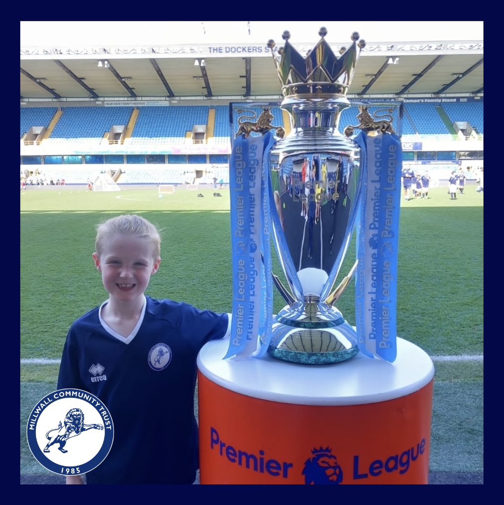🙂 What an unbelievable #Millwall Community Trust #PlayonthePitch day! 🤝 A big thank you to the @premierleague for bringing the Premier League Trophy down to The Den. #Lewisham #Southwark #Sevenoaks #1Club1Community