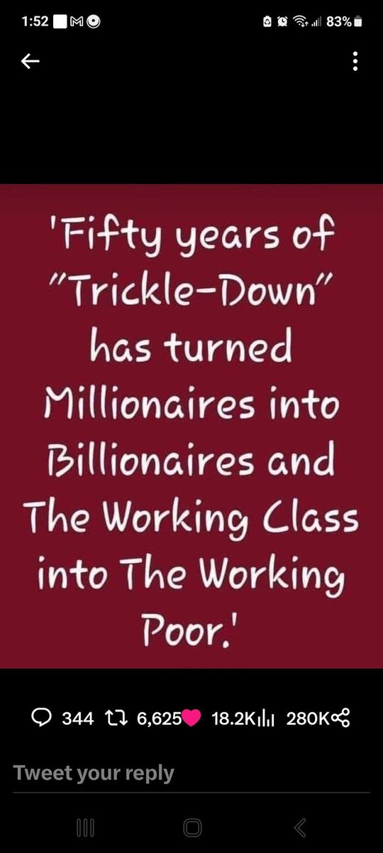 I’ve noticed the wealthy have plenty of reasons to vote, since Reagan. Average Americans are voting for democracy, the wealthy are voting to keep their exploitation in place. Can’t you see, they are NOT FIGHTING FOR YOU. You don’t make enough. 

#DemsUnited #ResistanceUnited