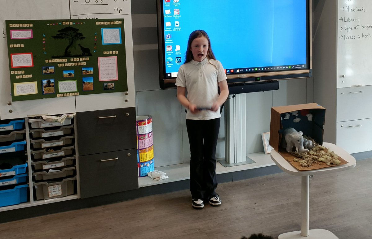 P5A have hit the ground running with their presentations about endangered animals! We can't wait to see more throughout this week!