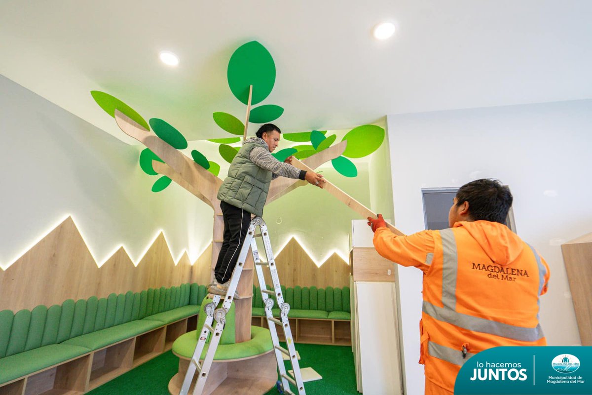 𝗙𝗥𝗔𝗡𝗖𝗜𝗦 𝗔𝗟𝗟𝗜𝗦𝗢𝗡: 'Estamos remodelando nuestra biblioteca infantil, para que nuestros niños tengan un espacio mágico y adecuado donde leer, pintar y jugar. Tu bienestar es nuestra prioridad.' #MagdalenaDelMar #FrancisAllisonAlcalde #LoHacemosJuntos