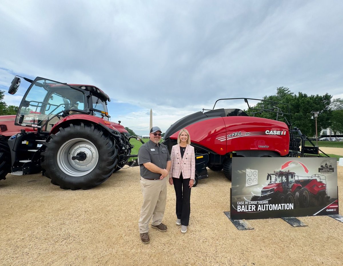 A beautiful morning for 'Ag on the Mall' with my fellow House Agriculture Committee members to celebrate our nation's farmers. Proud to be one of the few remaining family farmers in Congress and I will always fight for the family farm!