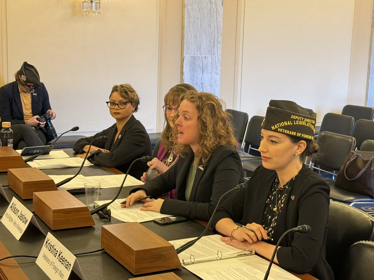 Happening Now!!! @IAVA CEO @jaslow representing our nations Women Veterans at a Senate Women Veterans Roundtable. Interested in getting involved? Visit IAVA.org! #IAVALeads