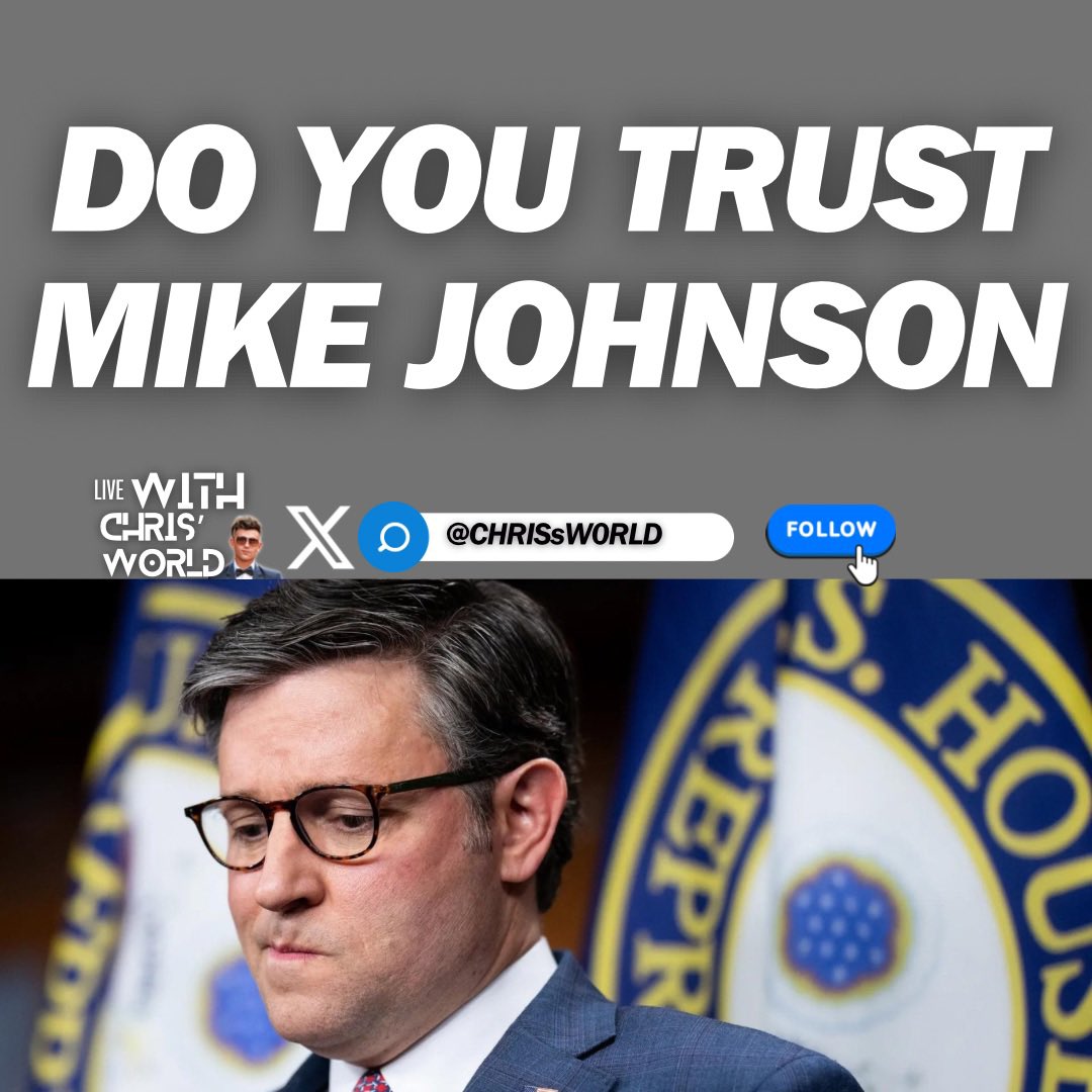 Anyone trust Mike Johnson these days?