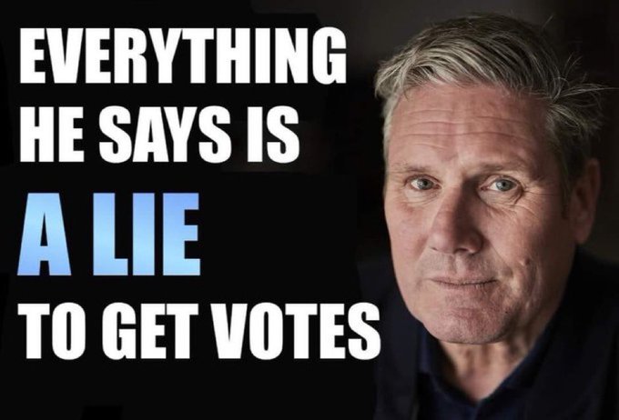 Keir Starmer believes he is everything to everyone when, in actual fact, he is nothing to everyone.