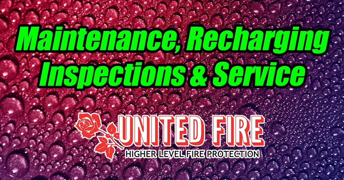 Welcome to United Fire, your ultimate destination for fire extinguisher excellence! Our comprehensive services encompass everything from meticulous inspections to expert recharging and seamless repairs. #fireextinguisherservice #fireextinguishermaintenance