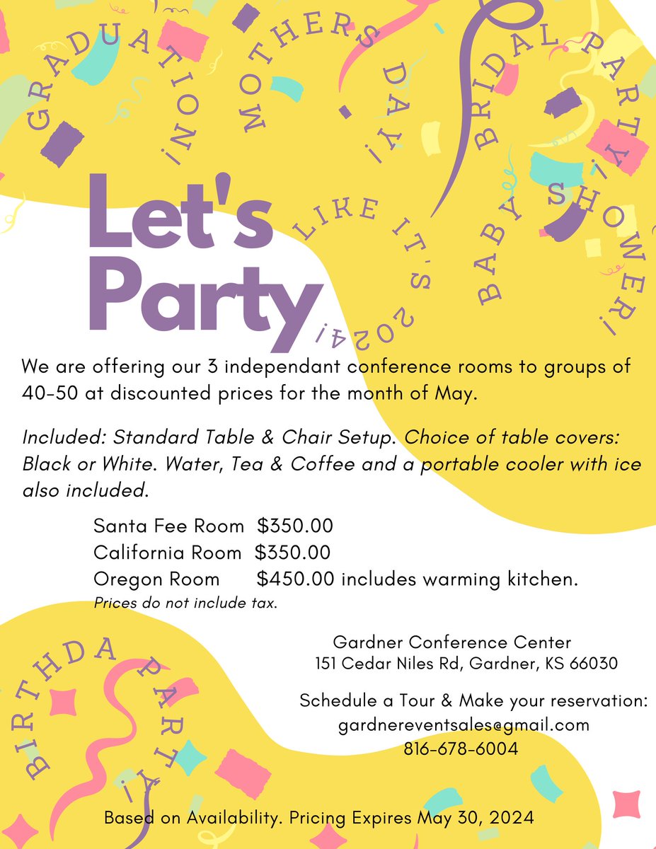 We are running this special until the end of May, Lets book your party!
#graduation2024 #bridalshower #babyshower #birthdayparty #birthdaycake #gardnerks #olatheks #springhillks #overlandparkks #party #partyideas #partyideasgroup #rehearsaldinner