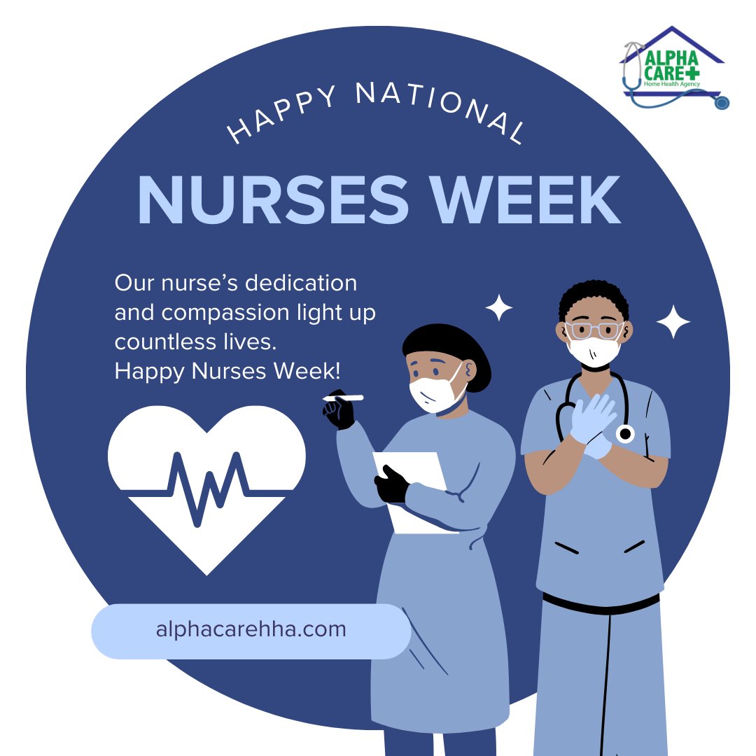 👩‍⚕️💙 Let's give a round of applause to the amazing nurses who brighten our world with their dedication and compassion! Happy Nurses Week to these everyday heroes shaping our lives. #NursesWeek #HealthHeroes #Wellness #Healthcare #Alphacare