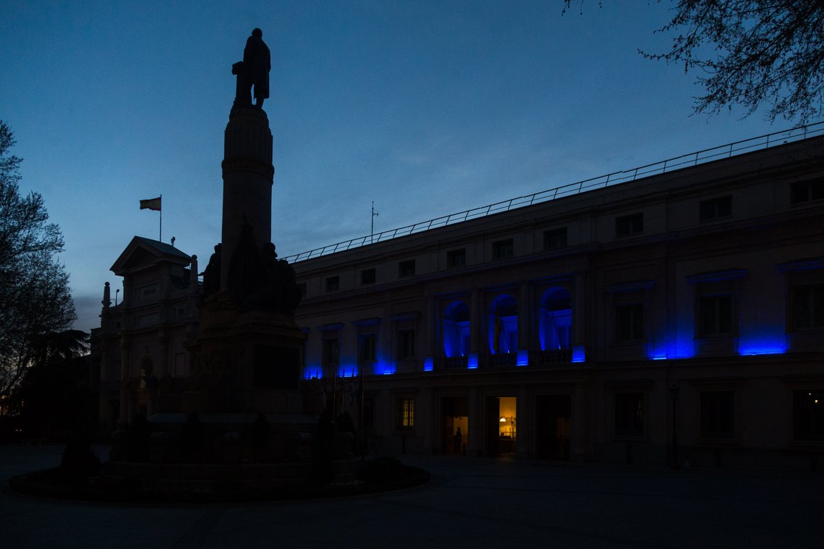 🇪🇺🏛️La fachada histórica de la #CámaraAlta se iluminará de azul esta noche y mañana para celebrar el #DíaDeEuropa, que conmemore el aniversario de la #DeclaraciónSchuman el #9mayo