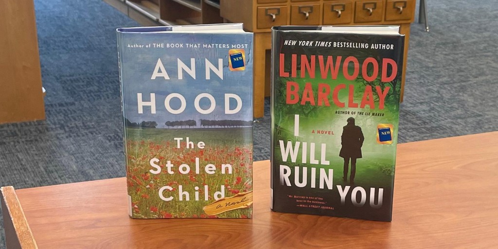 In Ann Hoods 'The Stolen Child' a young soldier in World War I is haunted about a decision. Linwood Barclays book is about a teacher's act of heroism which makes him the target of a dangerous blackmailer who will stop at nothing to get what he wants. #fiction #EducateEngageEnrich