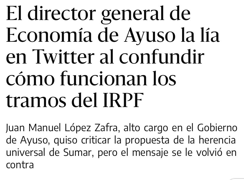 El gobierno de la CAM es una agencia de colocación para adultos apenas funcionales que si no fuera por Díaz Ayuso estarían todavía viviendo con sus padres y pidiendo ayuda para atarse los cordones de los zapatos.