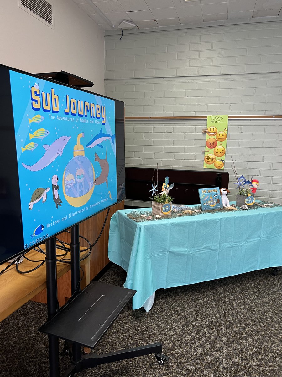 Yesterday, I had a reading at the Los Altos Neighborhood Library @lbcitylibrary I read my latest book, Sub Journey. I was rocking my shark dress with my shark tooth necklace and shark hat #alexandradlawan #MaddieandAlbert_SubJourney #reading #maddieandalbert #childrensbooks