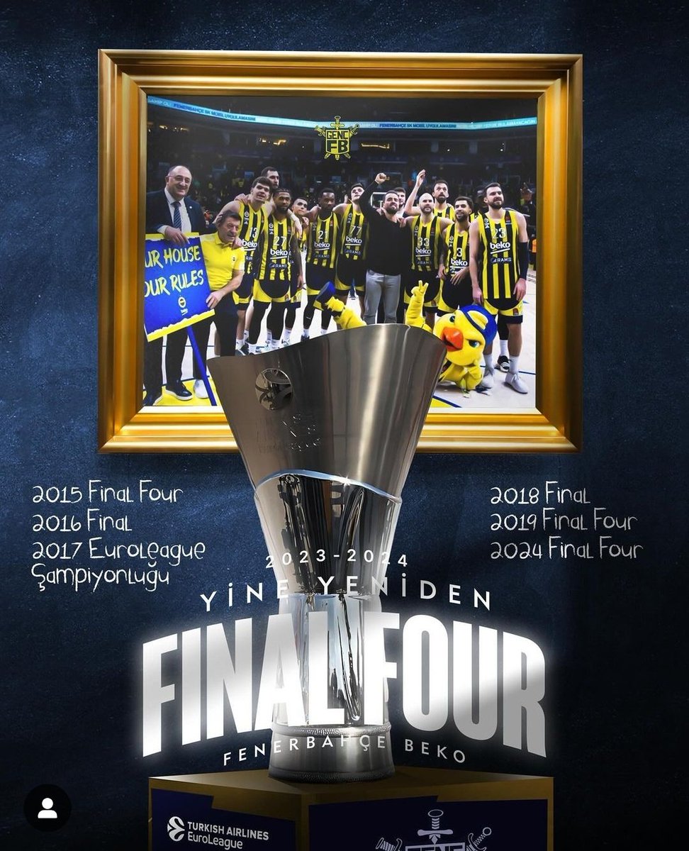 2023 -2024 Fenerbahçe Beko Final Four 'da 🔥🔥🔥🔥 #Euroleague #RoadToBerlin F4