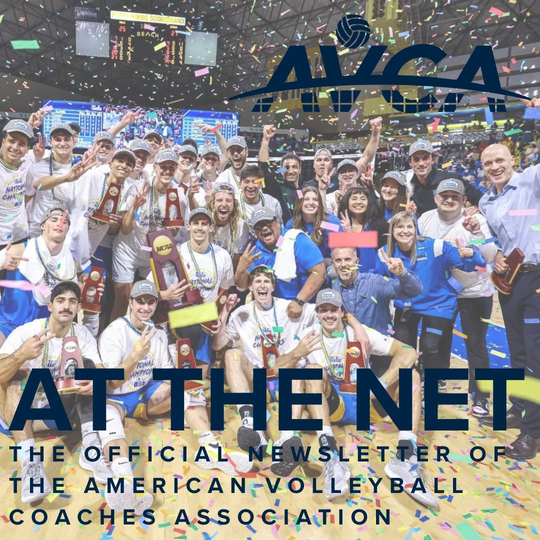 Check out the latest edition of “At the Net” featuring: >>Phenom and All-America Watchlist nominations >>AVCA Coach of the Year Super Clinic >>Celebrating men’s and beach champions Newsletter: avca.org/blog/at-the-ne… #WeAreAVCA