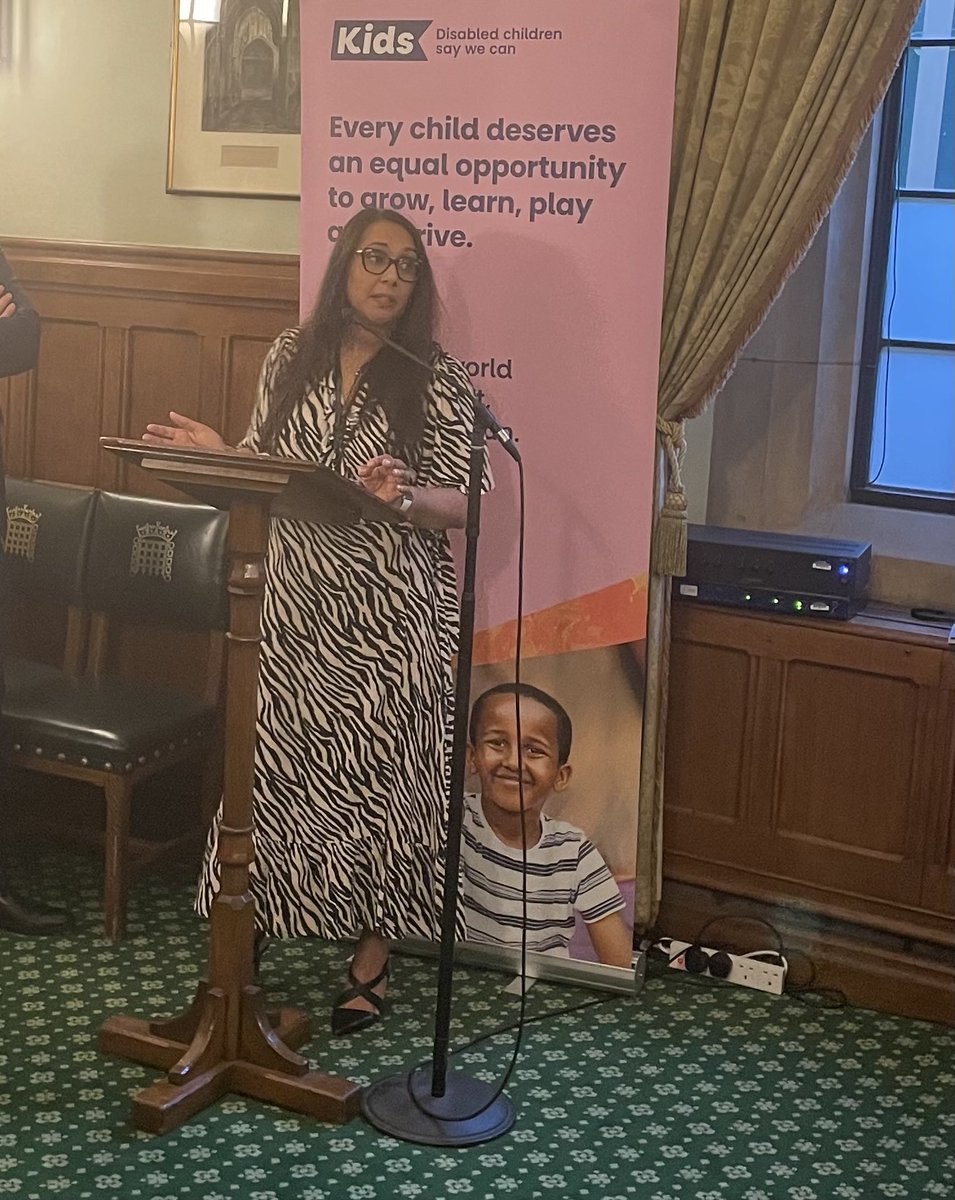 My friend ⁦@mumof3amigos⁩ moving the room ⁦@UKParliament⁩ to tears and anger as she spoke about the dreadful injustices faced by disabled young people as they face the so-called ‘cliff edge.’ ‘Let Harry dance!’