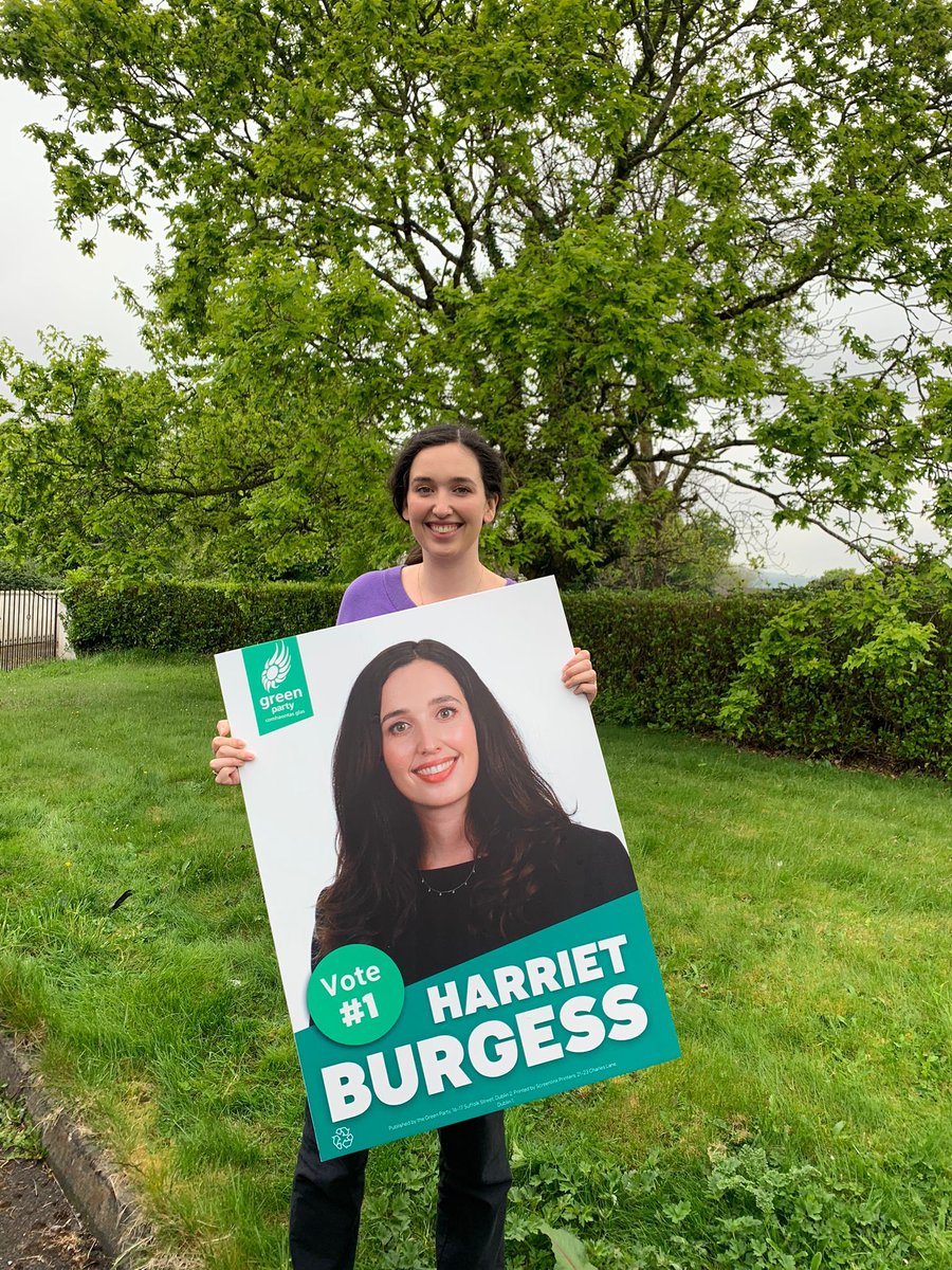 And we are off! #LocalElections2024 #postertime 😎🤞🏻🌿