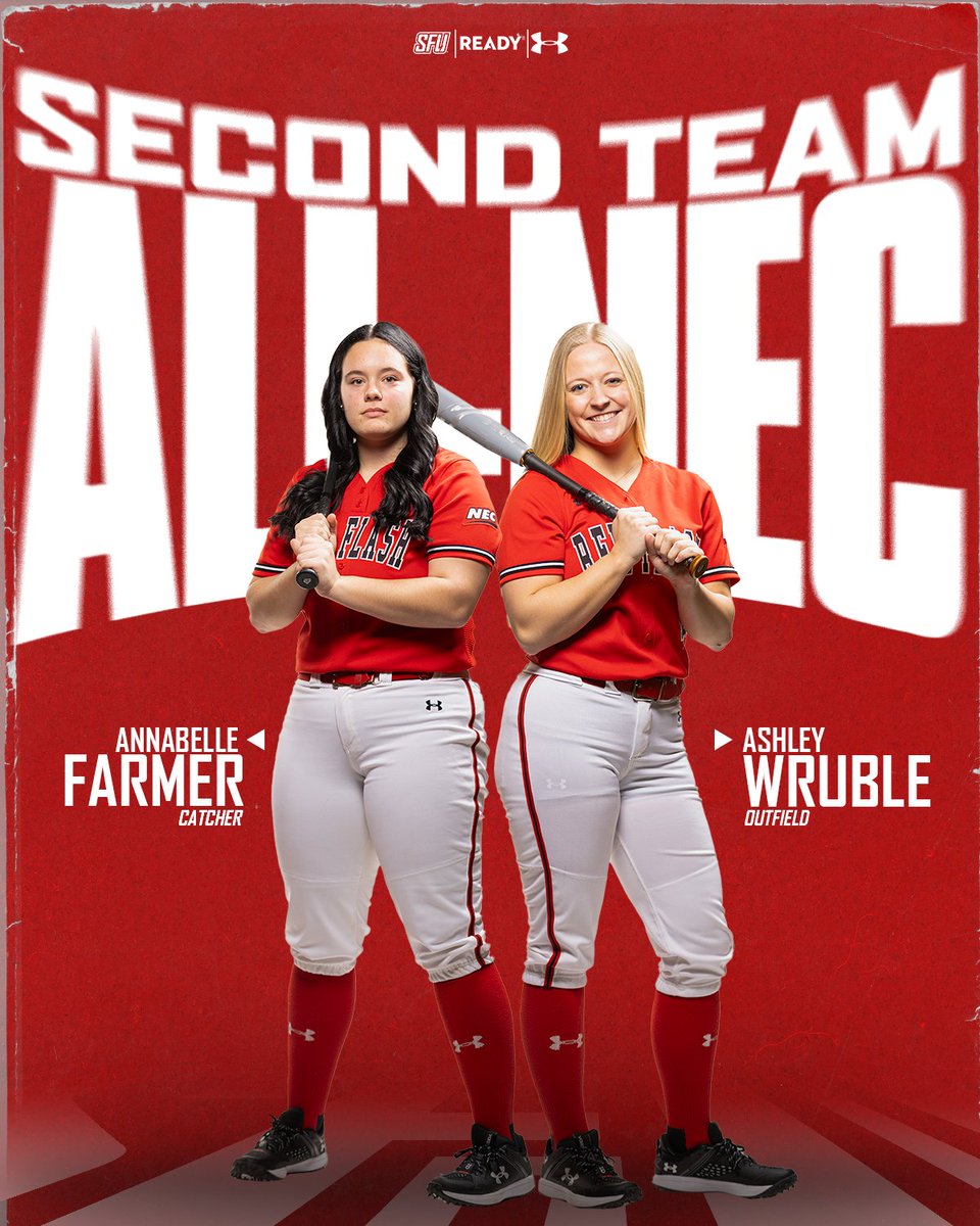 Belle and Ashley earn their way to Second Team All-NEC honors 🙌

#LiveBeChoose