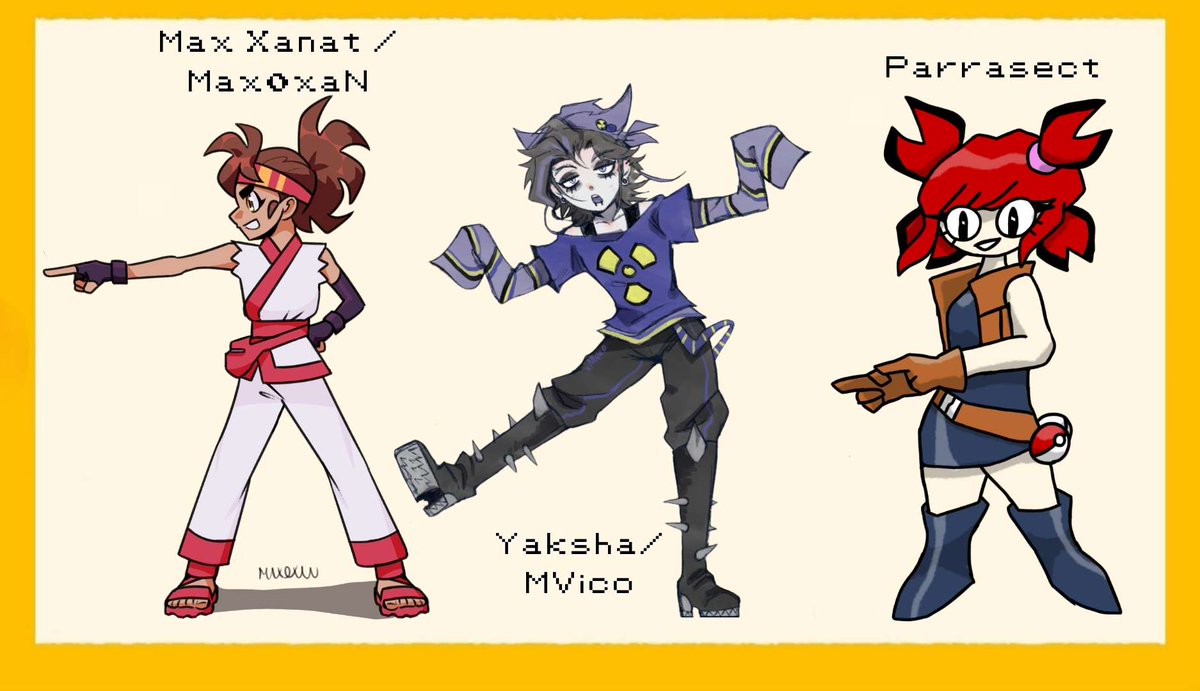 CartunistM's tweet photo. Hace un par de semanas tuve el honor de participar en este collab de PokeDance, solo no lo había subido jaja #pokedance #collab #pokemon #artistcollab https://t.co/k64NgnfdXv