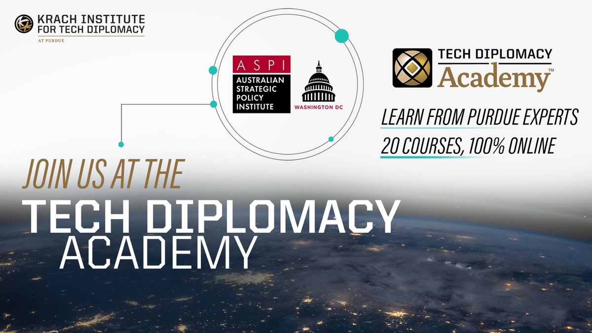 'Independent initiatives, notably the launch of the Tech Diplomacy Academy by @TechDiplomacy ... signal the importance of integrating technological, commercial and foreign-policy expertise to guide the trajectory of trusted tech towards advancing freedom, security and prosperity…
