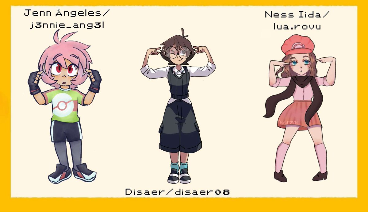 CartunistM's tweet photo. Hace un par de semanas tuve el honor de participar en este collab de PokeDance, solo no lo había subido jaja #pokedance #collab #pokemon #artistcollab https://t.co/k64NgnfdXv