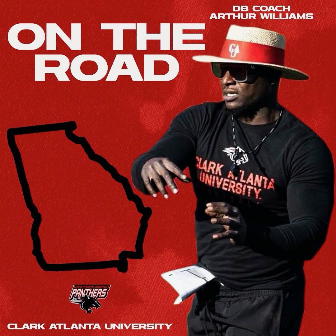 Coach Arthur Williams (@coachwilliamss) on Twitter photo On the road in GA (South , Middle, and ATL) looking for real deal STEPPAS and future Panthers!!! #ComePlayInTheA #AllinforCAU #cau #caufootball <a href="/CAU_Football/">Clark Atlanta Football</a> <a href="/coachmikehayde/">Mike Hayde</a> <a href="/RecruitGeorgia/">Recruit Georgia</a> <a href="/BigFaceSportss/">BigFaceSports, (Recruiting & Scouting)</a> <a href="/On3Recruits/">On3 Recruits</a> <a href="/247recruiting/">247Sports Recruiting</a> <a href="/HBCUBuzz/">HBCU Buzz</a> <a href="/HBCUGameday/">HBCU Gameday</a> <a href="/Get__Recruited/">Get Recruited</a> On the road in GA (South , Middle, and ATL) looking for real deal STEPPAS and future Panthers!!! #ComePlayInTheA #AllinforCAU #cau #caufootball <a href="/CAU_Football/">Clark Atlanta Football</a> <a href="/coachmikehayde/">Mike Hayde</a> <a href="/RecruitGeorgia/">Recruit Georgia</a> <a href="/BigFaceSportss/">BigFaceSports, (Recruiting & Scouting)</a> <a href="/On3Recruits/">On3 Recruits</a> <a href="/247recruiting/">247Sports Recruiting</a> <a href="/HBCUBuzz/">HBCU Buzz</a> <a href="/HBCUGameday/">HBCU Gameday</a> <a href="/Get__Recruited/">Get Recruited</a>
