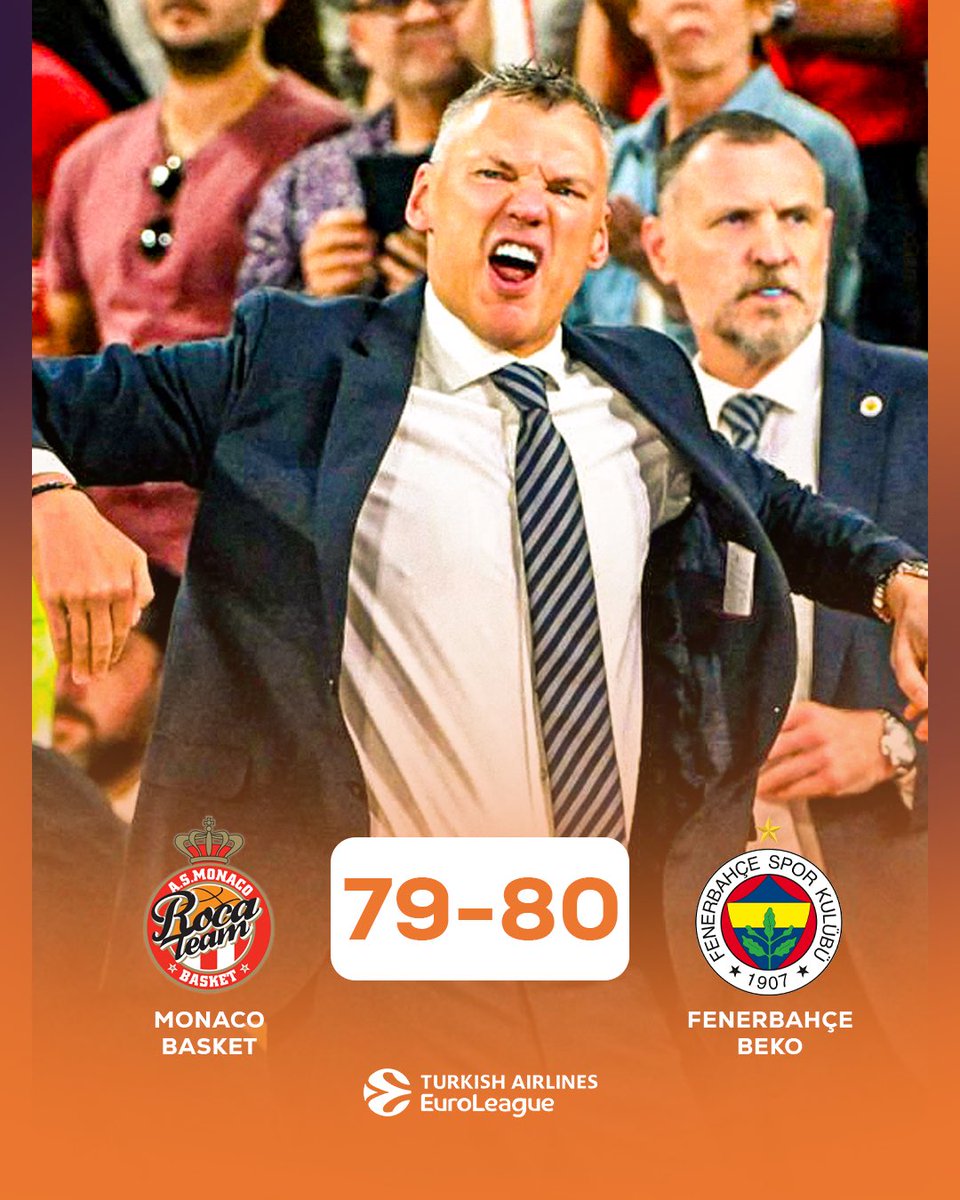 EuroLeague tarihinde serinin 5. maçını kazanan ilk ve tek deplasman takımı: FENERBAHÇE BEKO! 🟡🔵 Final Four bileti için daha önce görülmemiş bir galibiyet alması gereken Fenerbahçe Beko, tarihe geçerek Berlin’e gitmeye hak kazandı! 🎫
