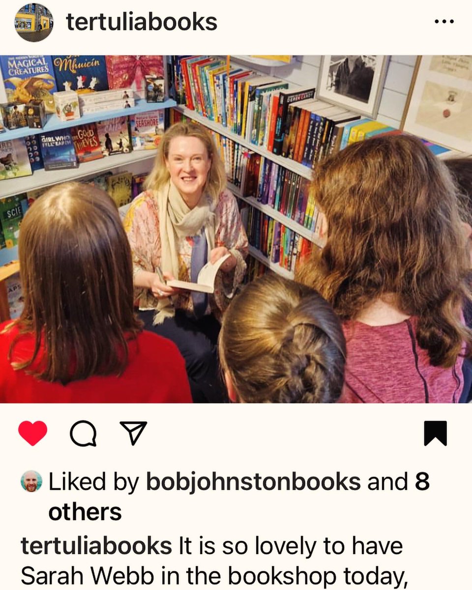 I had a great time in Westport today. I met lots of history mad school children in Westport Library this morning and visited the beautiful @TertuliaBooks in the afternoon. Thanks to their children’s book club for the warm welcome. Castlebar library in the morning. Can’t wait!