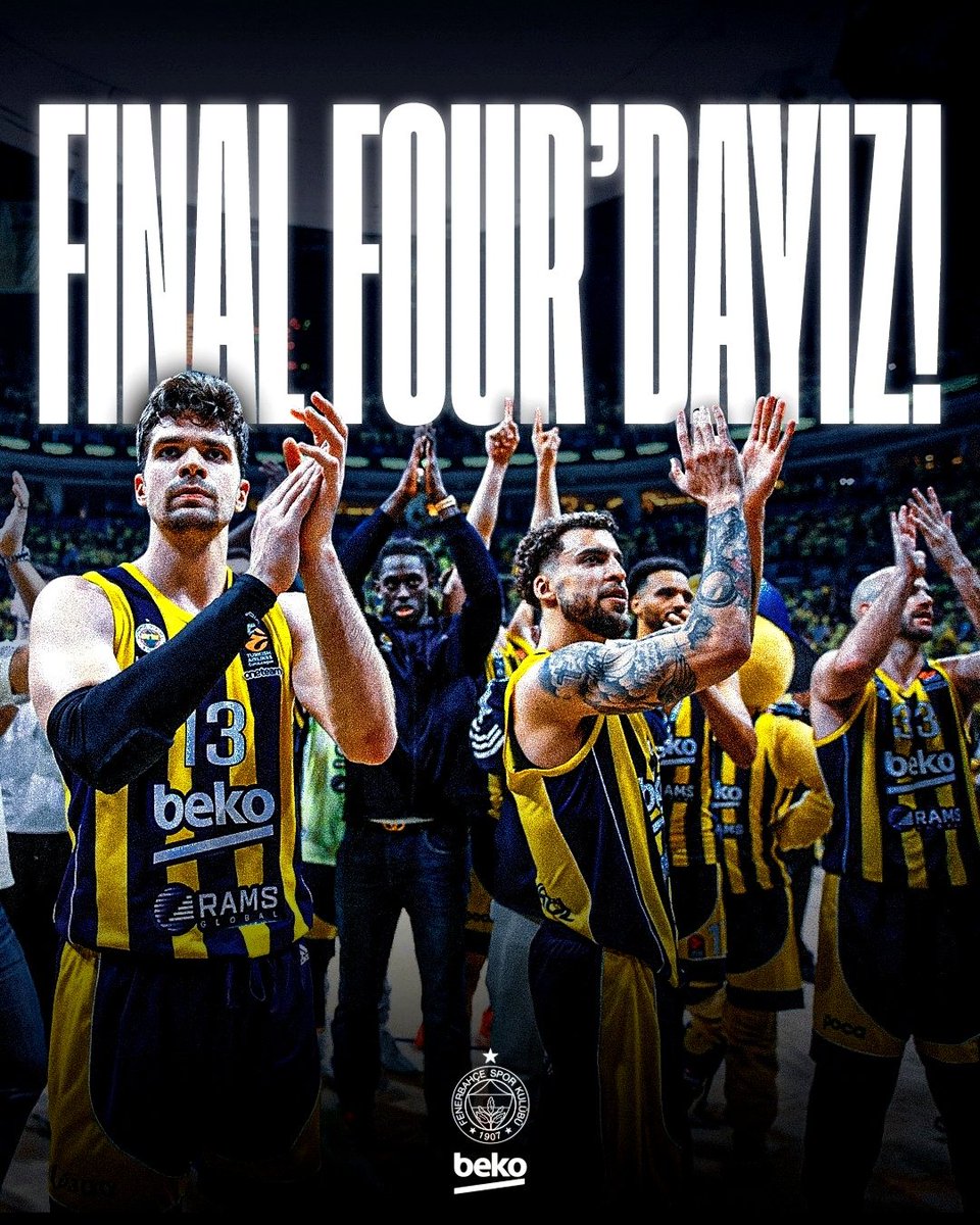 Tebrikler #FenerbahçeBeko 💛💙👏👏 #EuroLeague #YellowLegacy 👊💪