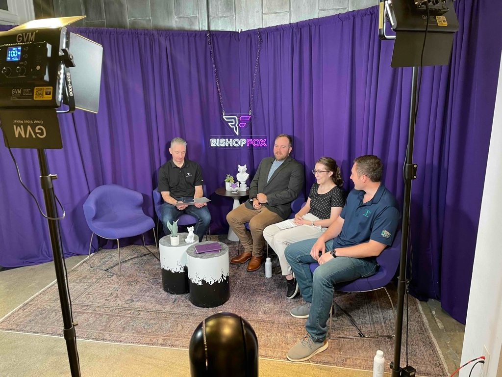 Right now: talking AppSec with Matt Johansen(@mattjay), Robin Franklin Guha, and Matt Keeley! Catch the stream at: bfx.social/3USwq1W #BFLive #RSACon2024