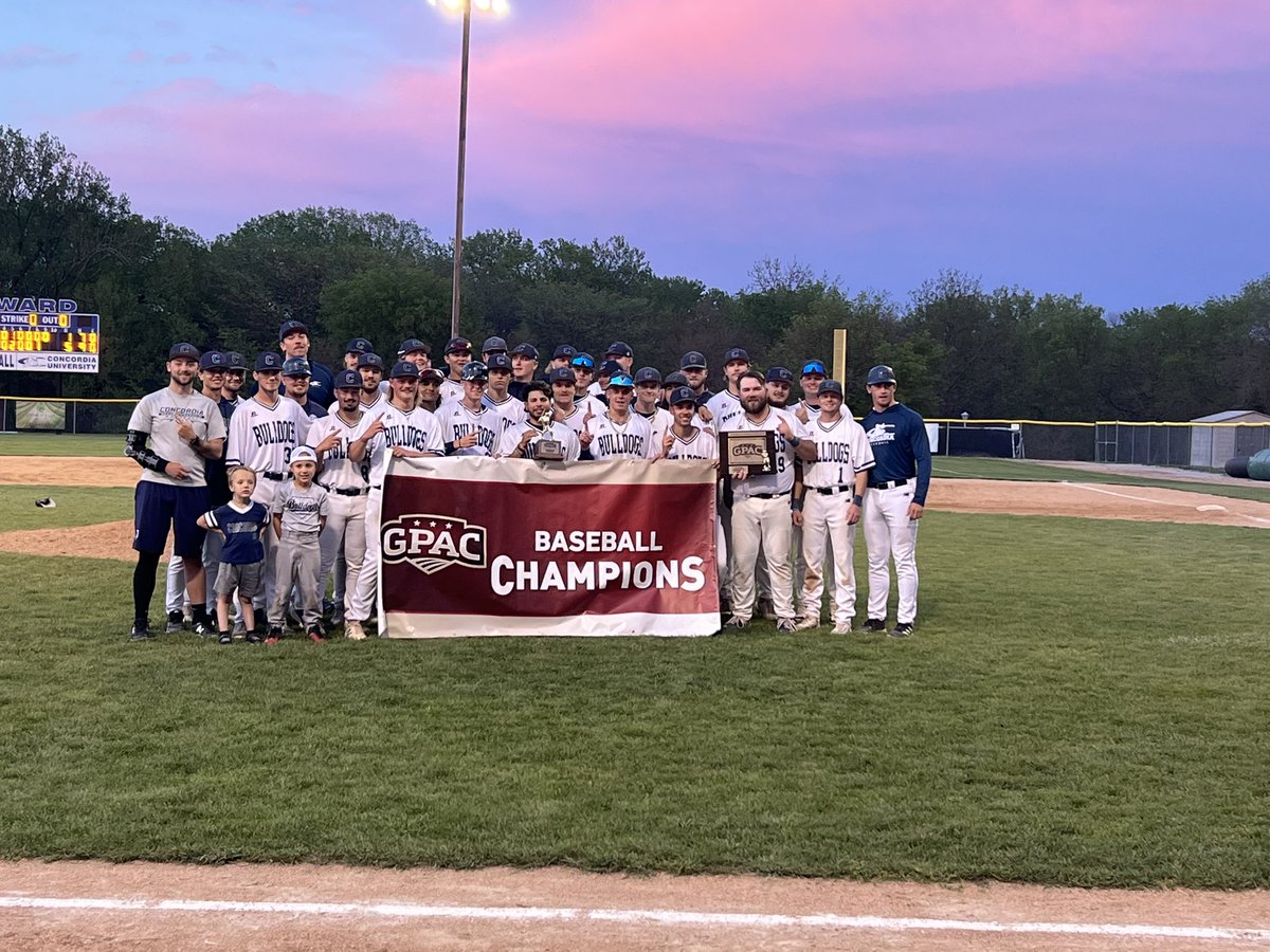rabellinghausen's tweet photo. GPAC Champions … Bulldog Fans Forever! We will miss these times! Made some great memories, met wonderful families and watched some seriously amazing athletes over these 4 years! My “official” scorebook is full! https://t.co/j852eFcclw