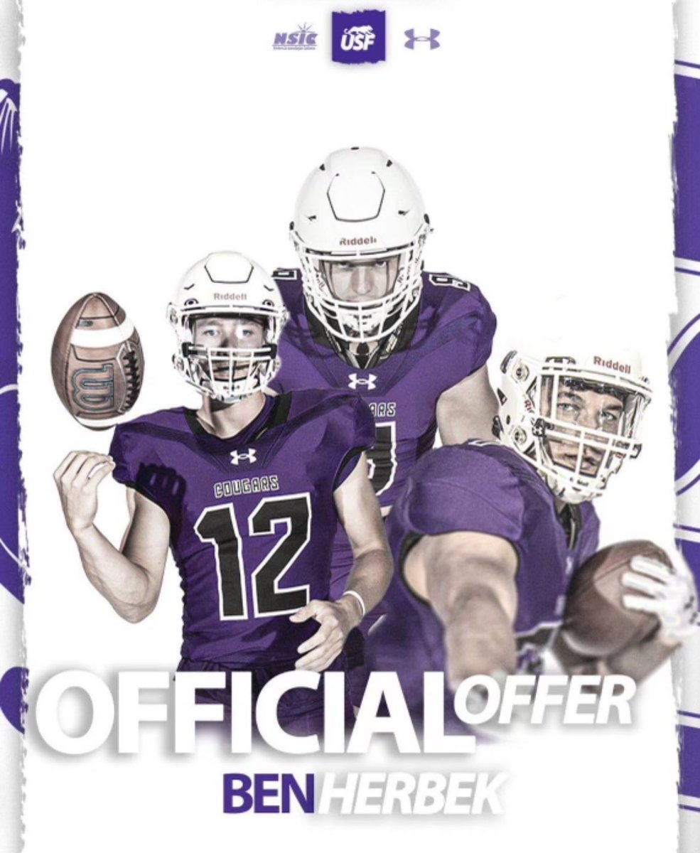 Ben Herbek (@benjamin_herbek) on Twitter photo After a great talk with <a href="/Coach_RSpringer/">Ryan Springer</a> I’m grateful to have received an offer from the University of Sioux Falls!
<a href="/zachwilsonvalor/">Zach Wilson</a> <a href="/_coachjoe_/">Joe Jaramillo</a> @CoachJTilghman After a great talk with <a href="/Coach_RSpringer/">Ryan Springer</a> I’m grateful to have received an offer from the University of Sioux Falls!
<a href="/zachwilsonvalor/">Zach Wilson</a> <a href="/_coachjoe_/">Joe Jaramillo</a> @CoachJTilghman