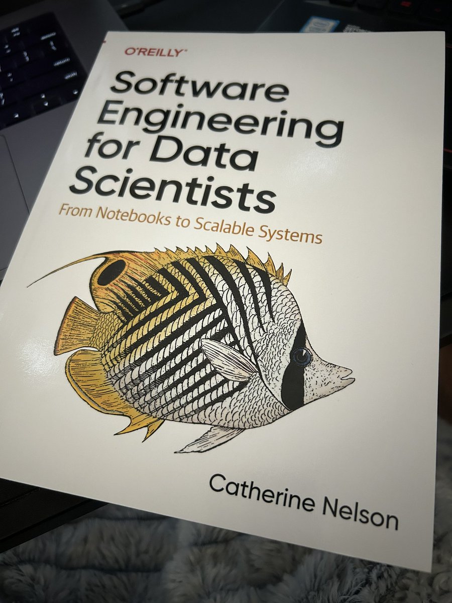 The book looks good. Look forward to reading it.  #DataScience #DataEngineering #SoftwareEngineering