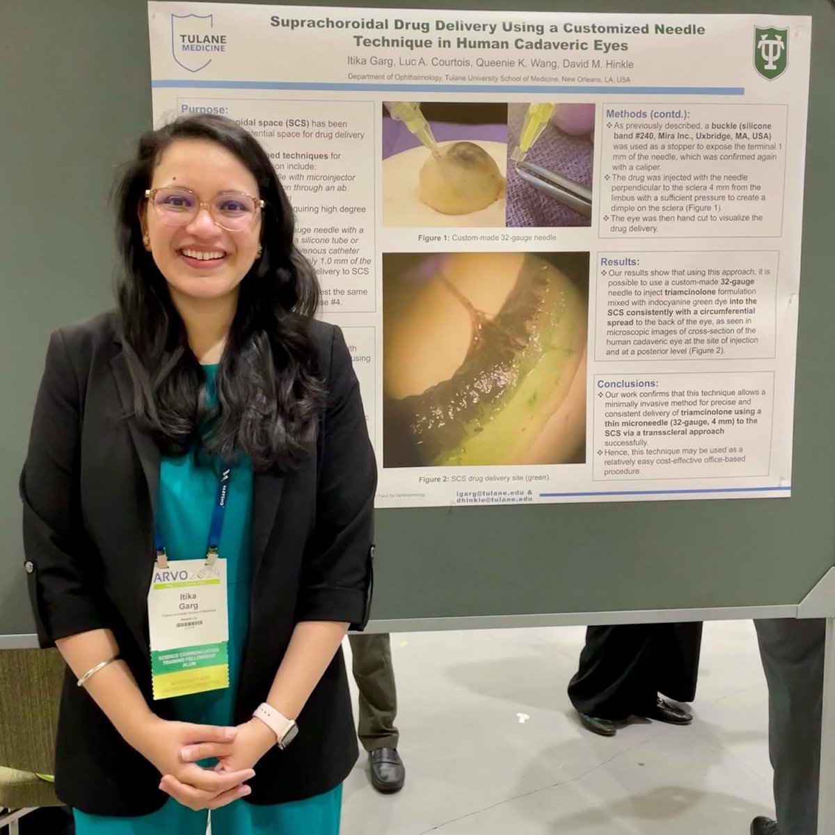 Had a great time presenting our work from Dept of Ophthalmology @TulaneMedicine at #ARVO2024 during a short trip to Seattle! 💜💚💛

#OphthoTwitter #ophthalmology #retina #uveitis