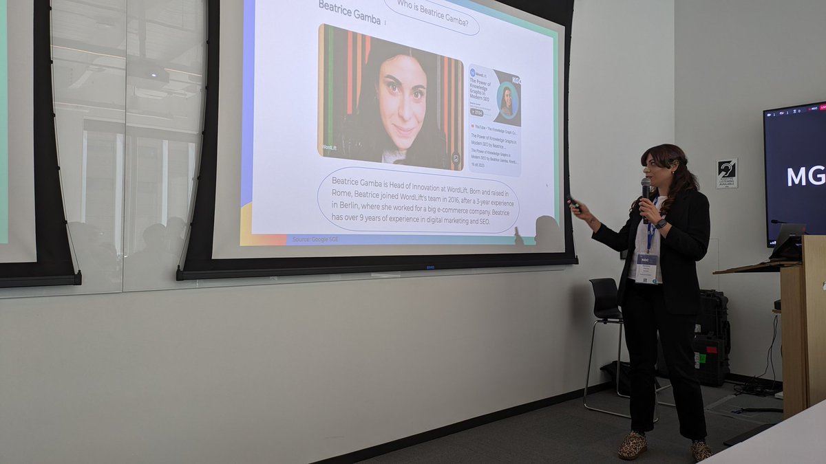 cyberandy's tweet image. Great presentation by @geatricebi Head of Innovation at @wordliftit.

😎 We are #SemanticSEO partner of @KGConference 🙌