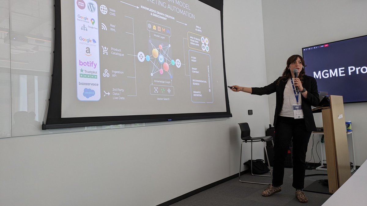 cyberandy's tweet image. Great presentation by @geatricebi Head of Innovation at @wordliftit.

😎 We are #SemanticSEO partner of @KGConference 🙌