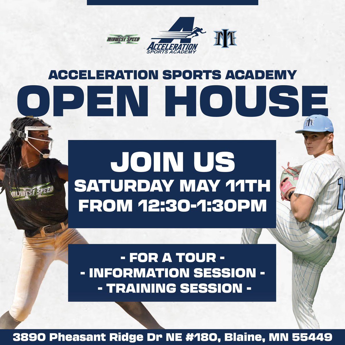 Acceleration Sports Academy will be having an open house after our summer parent meeting on Saturday May 11th. This event is open for everyone so if you are interested in ASA come to the open house for a tour, an information session, and a training session!

#icemenexperience