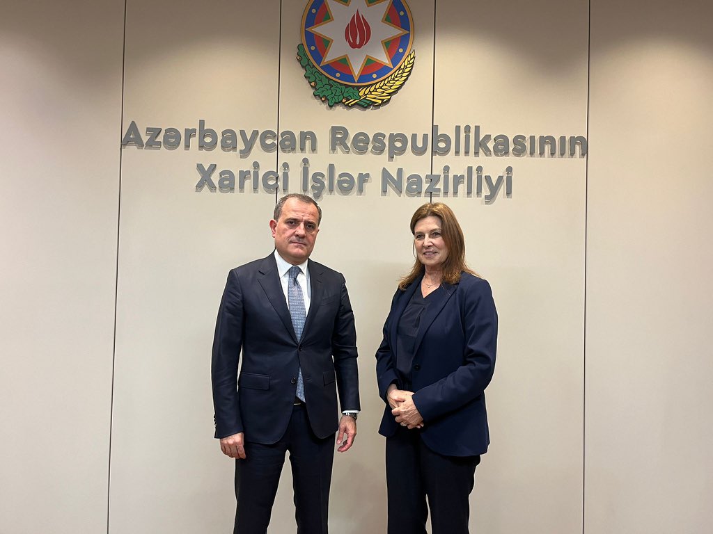 Today's meeting with FM @Bayramov_Jeyhun was productive as we discussed the extensive bilateral agenda between our nations. In the meeting and the preceding inter-ministerial consultations, we delved into various areas of cooperation, including trade, energy, space, water, and