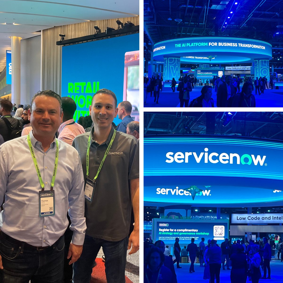 We're having a blast in Vegas for @ServiceNow Knowledge 2024. The era of the AI platform is here. #knowledge24