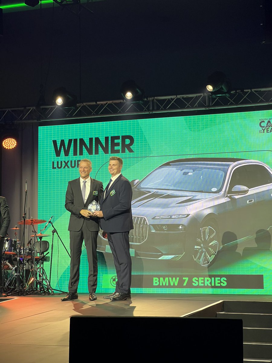 FelixSebata's tweet image. In addition to overall honours going to the 7 Series, BMW also scooped three category wins at the 2024 SA Car of the Year awards #SACOTY2024